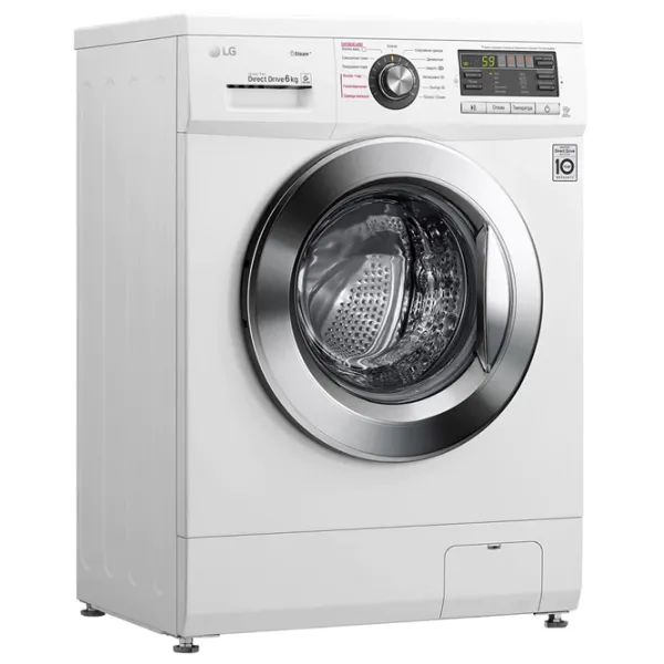 Mașină de spălat LG F1296NDS3 6 kg / 1200 rpm / White photo 3