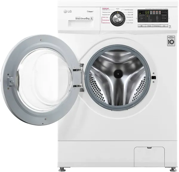 Mașină de spălat LG F1296NDS3 6 kg / 1200 rpm / White photo 10