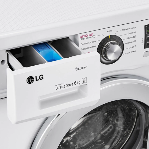 Mașină de spălat LG F1296NDS3 6 kg / 1200 rpm / White photo 15