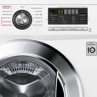 Стиральная машина LG F1296NDS3 6 кг / 1200 об/мин / Белый photo 9