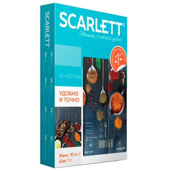 Кухонные весы Scarlett SC-KS57P68 Разноцветный photo 3