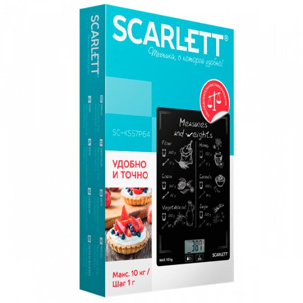 Cântar de bucătărie Scarlett SC-KS57P64 Black photo 3