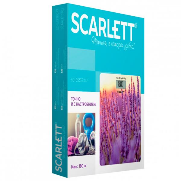 Напольные весы Scarlett SC-BS33E047 Фиолетовый photo 2