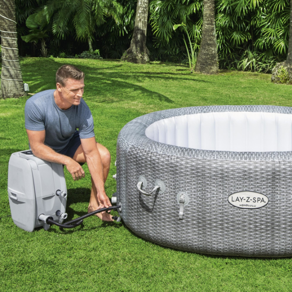 Piscină Bestway Honolulu AirJet 60019BW 916 l/ Jacuzzi/ Gray photo 6