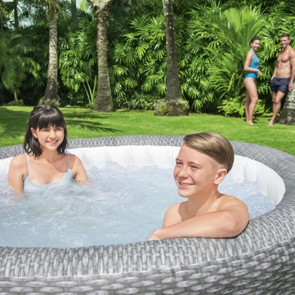 Piscină Bestway Honolulu AirJet 60019BW 916 l/ Jacuzzi/ Gray photo 9