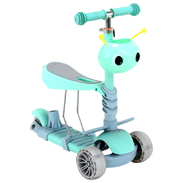 Детский трёхколёсный самокат Lorelli Ant (421083) 50 кг/ Мятный photo 2