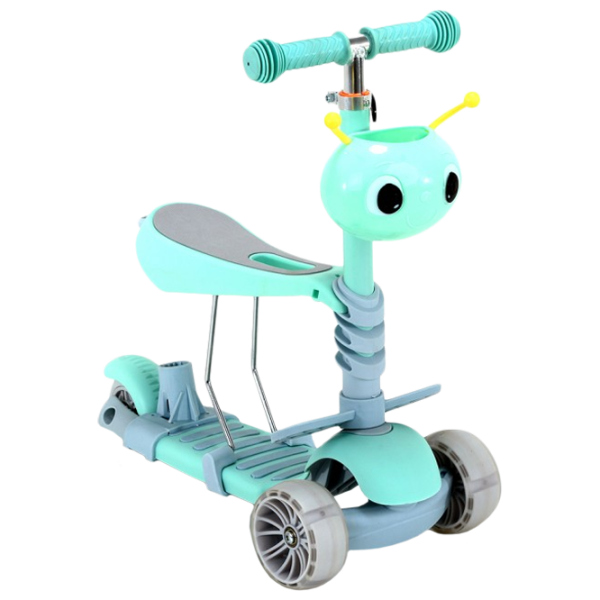 Детский трёхколёсный самокат Lorelli Ant (421083) 50 кг/ Мятный photo 2