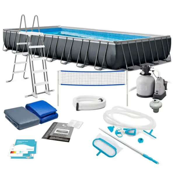 Piscină Intex 26378 54368 l/ Cu cadru/ Gray photo 2 Piscină Intex 26378 54368 l/ Cu cadru/ Gray photo 2