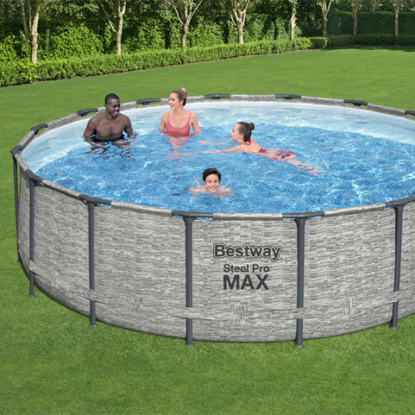 Бассейн Bestway 5619EBW 19480 л/ Каркасный/ Серый photo 6