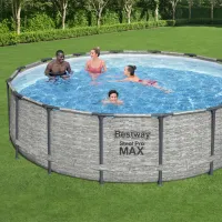 Piscină Bestway 5619EBW 19480 l/ Cu cadru/ Gray photo 6