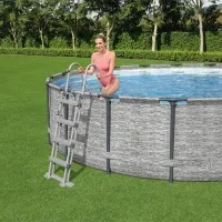 Piscină Bestway 5619EBW 19480 l/ Cu cadru/ Gray photo 7