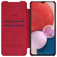 Husă pentru smartphone Samsung Galaxy A13 Nillkin/ Flip Cover/ Piele/ Red photo 6