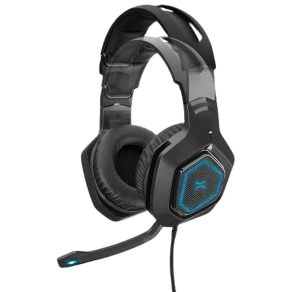 Căști NOXO Apex Turquoise Black Cu fir/ Gaming photo 2