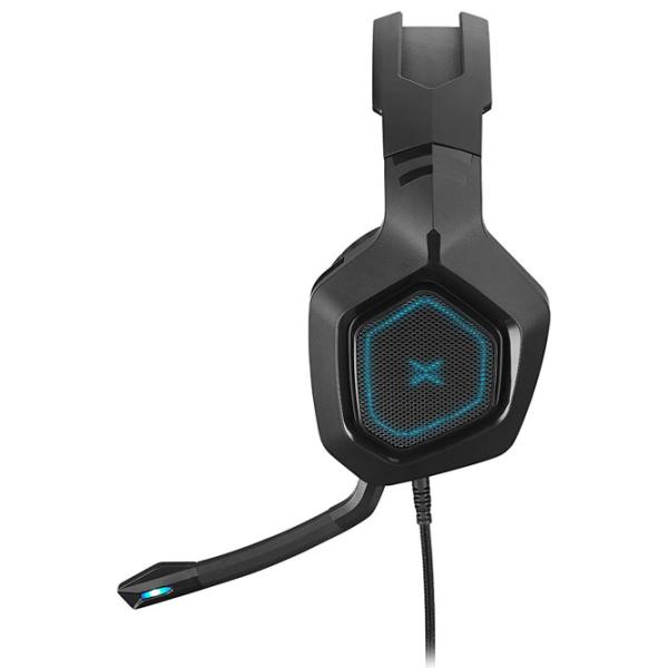 Căști NOXO Apex Turquoise Black Cu fir/ Gaming photo 4