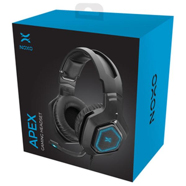 Căști NOXO Apex Turquoise Black Cu fir/ Gaming photo 7