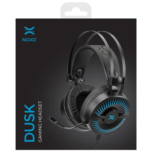 Căști NOXO Dusk Turquoise Black Cu fir/ Gaming photo 6
