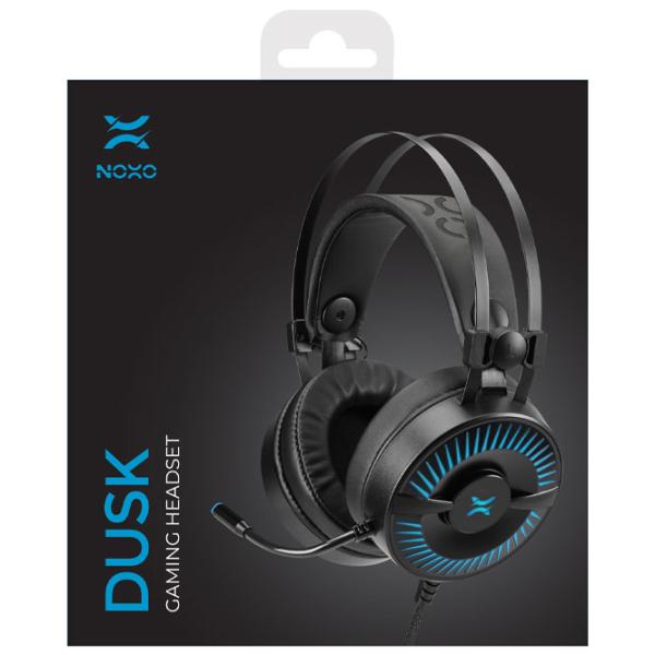 Căști NOXO Dusk Turquoise Black Cu fir/ Gaming photo 6