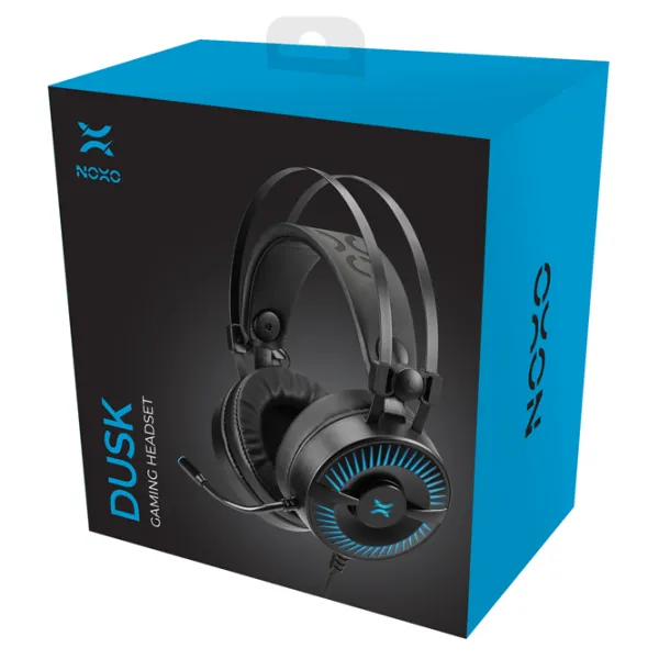 Căști NOXO Dusk Turquoise Black Cu fir/ Gaming photo 7