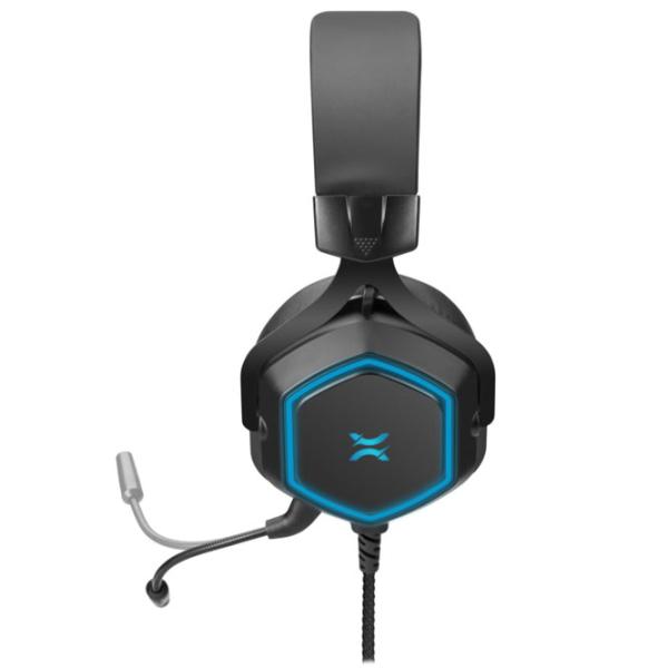 Căști NOXO Vertex Turquoise Black Cu fir/ Gaming photo 3