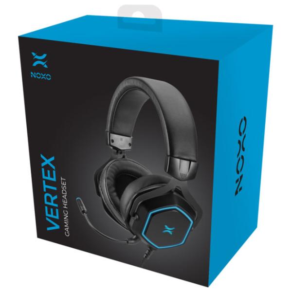 Căști NOXO Vertex Turquoise Black Cu fir/ Gaming photo 7