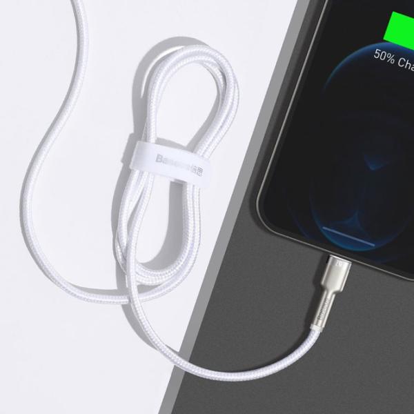 Кабель для телефона CALJK-A02 Baseus USB Type-A + Lightning 2 м/ Белый photo 4