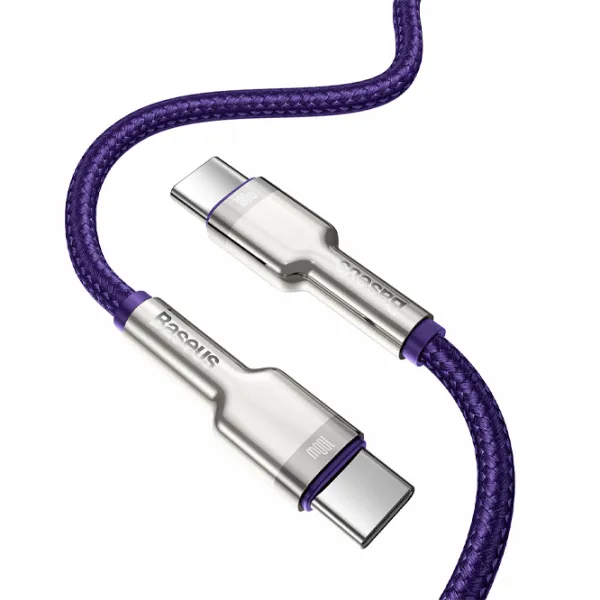 Кабель для телефона CATLJK-B05 Baseus USB Type-C + Lightning 2 м/ Пурпурный photo 3