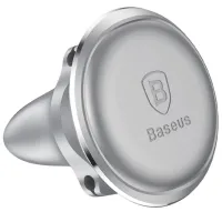 Suport pentru telefon Baseus Air Vent Car Mount Silver photo 2