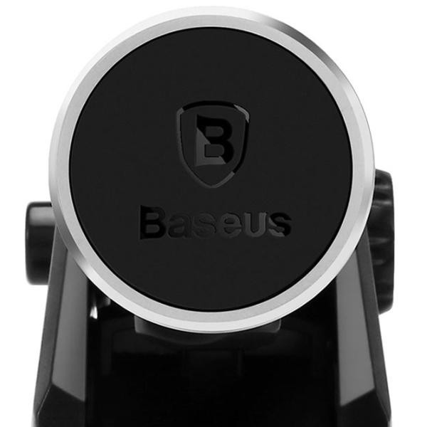 Suport auto Baseus Solid Series Telescopic Magnetic Car Mount Silver photo 2