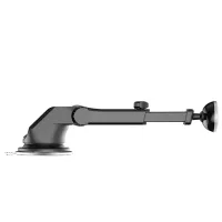 Suport pentru telefon Baseus Solid Series Telescopic Magnetic Car Mount Silver photo 4