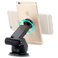 Suport pentru telefon Baseus Solid Series Telescopic Magnetic Car Mount Silver photo 5