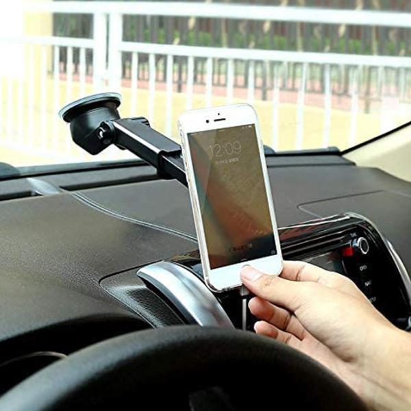 Suport auto Baseus Solid Series Telescopic Magnetic Car Mount Silver photo 7