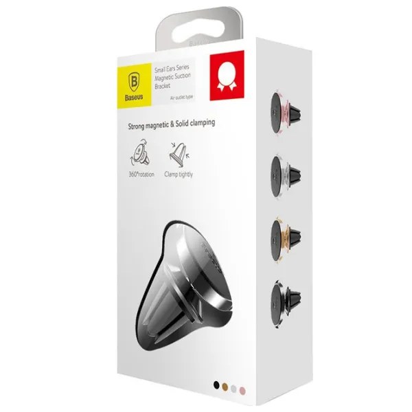 Автомобильный держатель Baseus Small Ears Series Magnetic Suction Черный photo 5