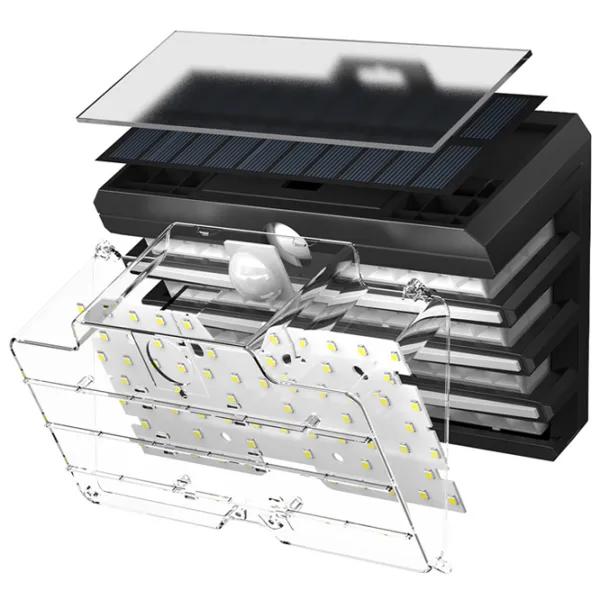 Lampă de noapte Baseus Energy Collection Series Solar Energy Human Body Induction Black photo 4