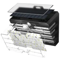 Lampă de noapte Baseus Energy Collection Series Solar Energy Human Body Induction Black photo 4