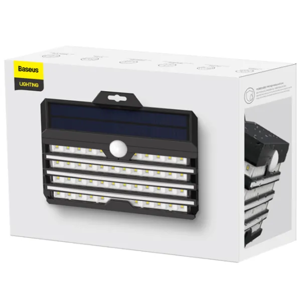 Lampă de noapte Baseus Energy Collection Series Solar Energy Human Body Induction Black photo 6