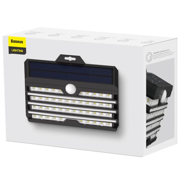 Lampă de noapte Baseus Energy Collection Series Solar Energy Human Body Induction Black photo 6