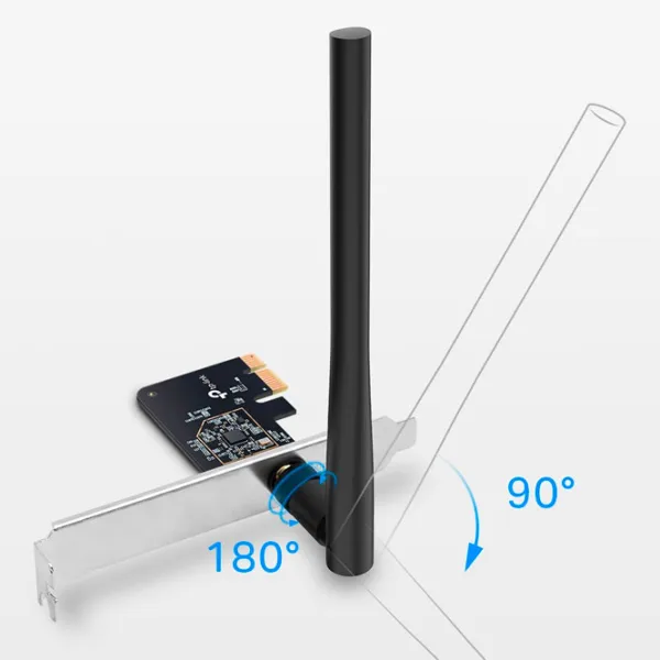 Adaptor de rețea TP-Link Archer T2E Wi-Fi/ Black photo 2