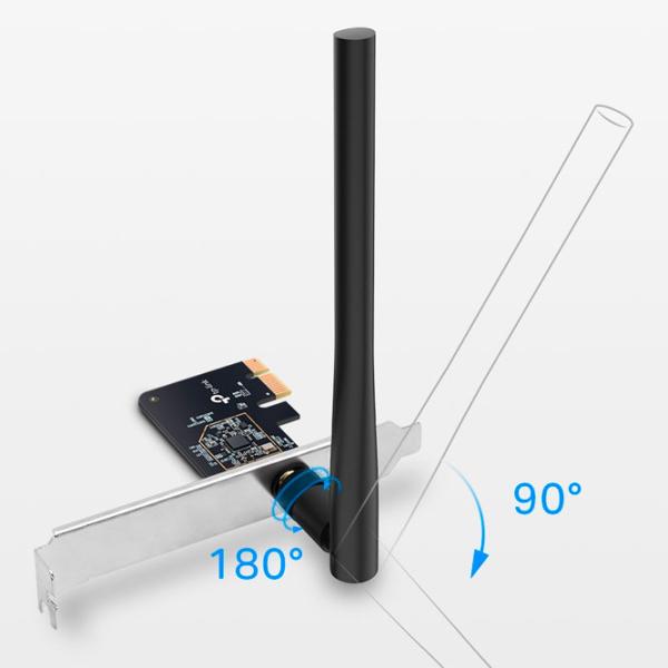 Adaptor de rețea TP-Link Archer T2E Wi-Fi/ Black photo 2