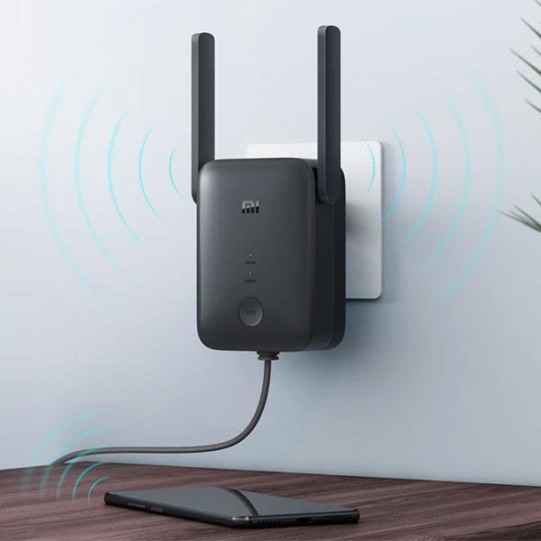 Amplificator de semnal Xiaomi Wi-Fi Range Extender AC1200 Extender/ Black photo 4