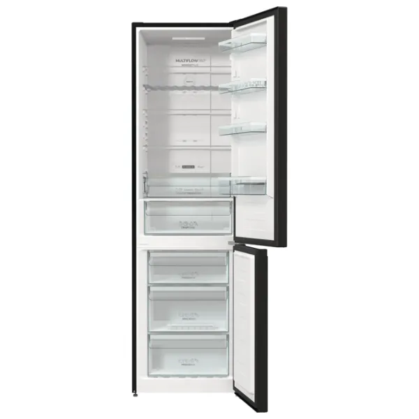 Frigider Gorenje NRK 620 EABXL4 cu congelator jos 331 l / 200 cm / Black photo 5