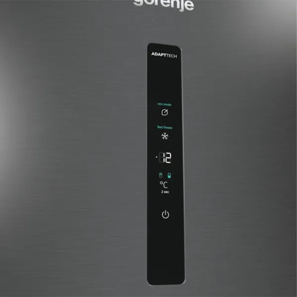 Frigider Gorenje NRK 620 EABXL4 cu congelator jos 331 l / 200 cm / Black photo 6
