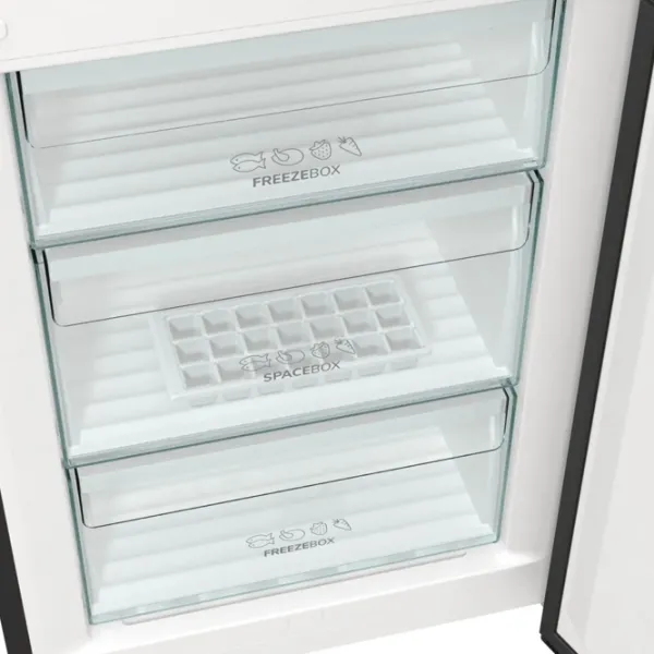 Frigider Gorenje NRK 620 EABXL4 cu congelator jos 331 l / 200 cm / Black photo 10