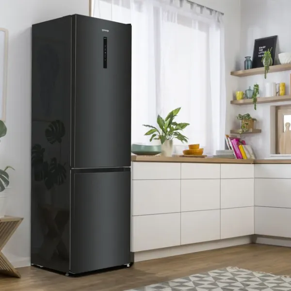 Frigider Gorenje NRK 620 EABXL4 cu congelator jos 331 l / 200 cm / Black photo 12