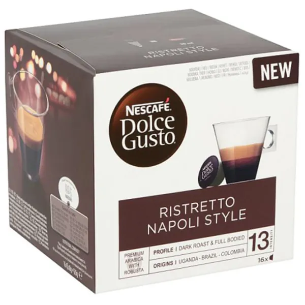 Кофе Nescafe Dolce Gusto Ristretto Napoli Style Капсулы/ Espresso/ 16 капсул photo 2