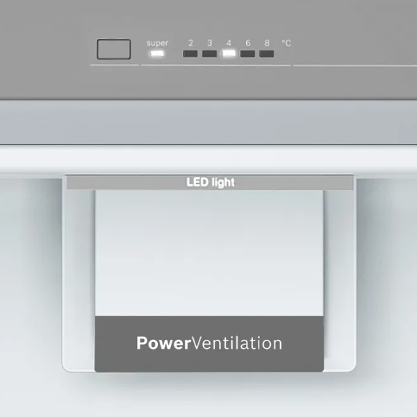 Frigider Bosch KSV36VLDP fără congelator 346 l / 186 cm / Inox photo 3