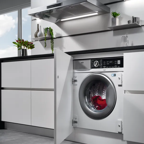 Mașină de spălat cu uscător AEG L8WBE68SI 8 kg / 1600 rpm / White photo 5