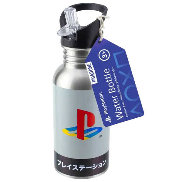 Sticlă pentru apă Fan Paladone Heritage Metal Water with Straw Silver photo 3