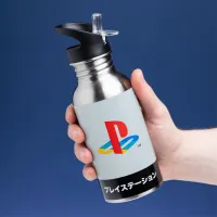 Бутылка для воды фан Paladone Heritage Metal Water with Straw Серебристый photo 5