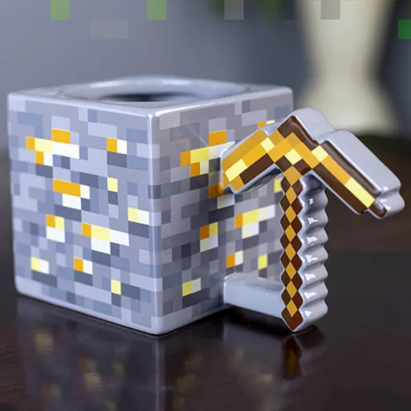 Кружка Minecraft Gold Pickaxe Mug 450 мл photo 5