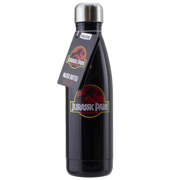 Sticlă pentru apă Fan Paladone Jurassic Park Metal Water Bottle Black photo 2